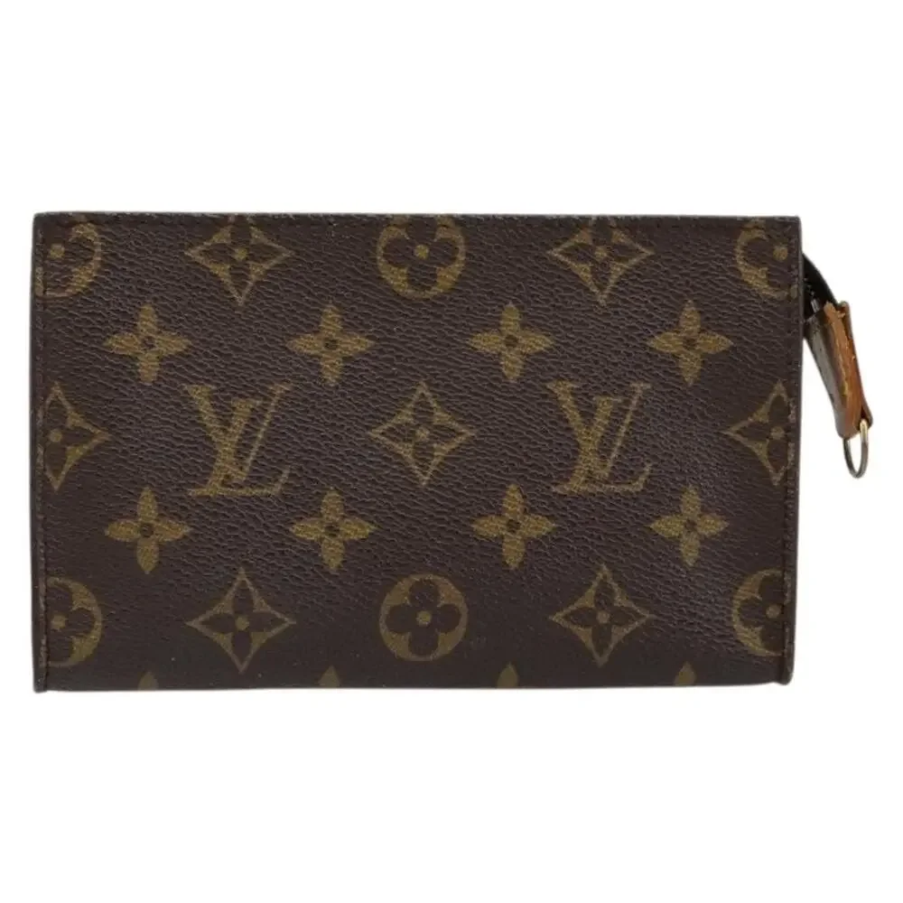 Louis Vuitton Monogram Bucket PM Accessory Pouch Brown